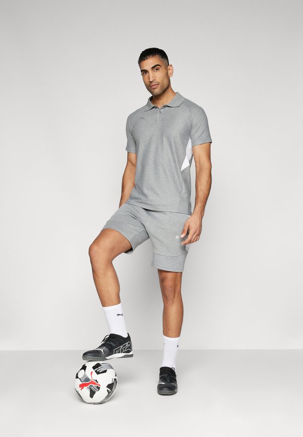 Polo shirt - medium gray heather2