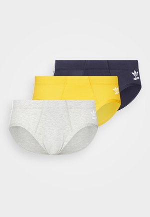 BRIEF 3 PACK - Slip - heather grey/saffron/night sky