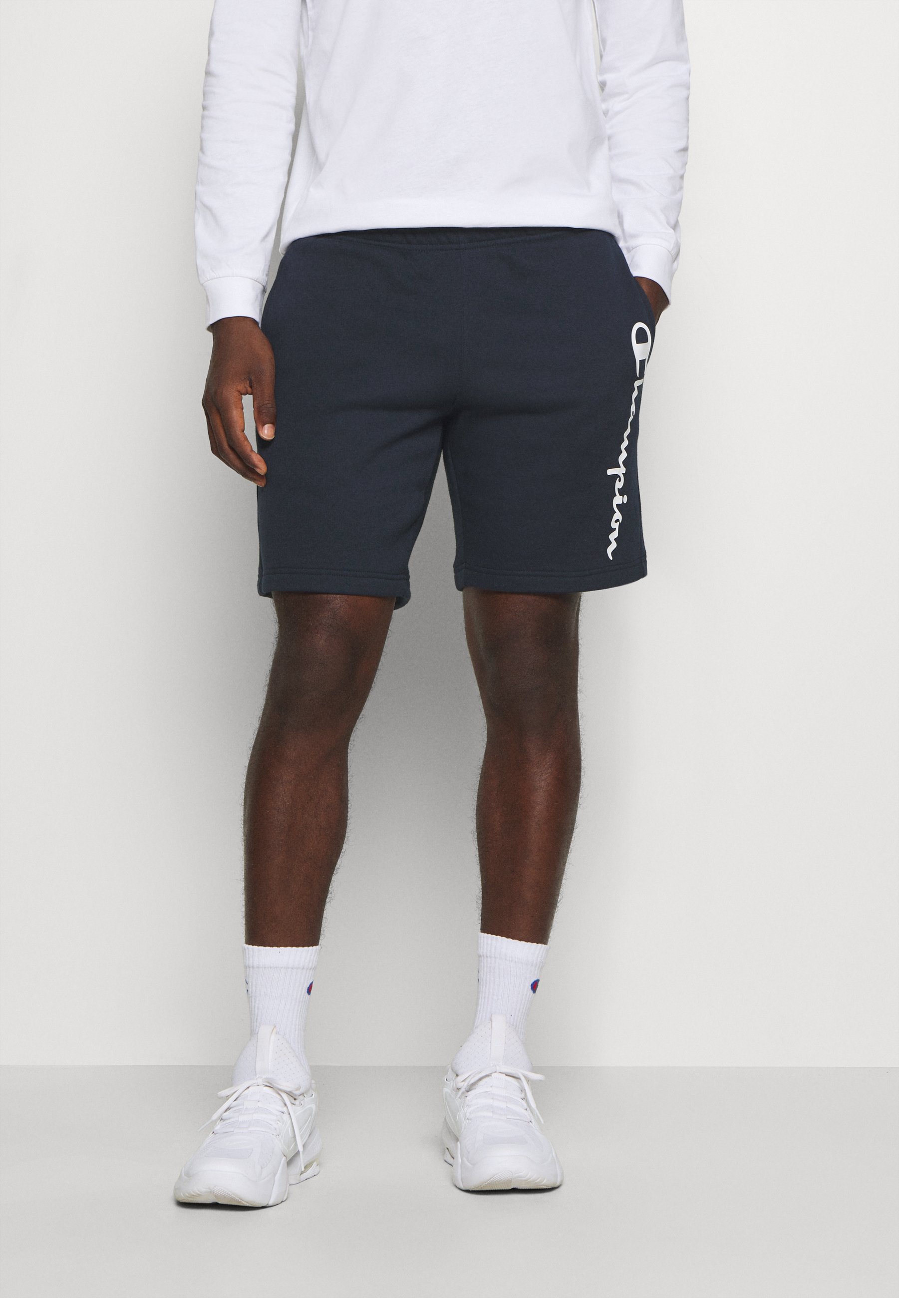 Champion LEGACY BERMUDA - Pantalón corto de deporte - dark blue/azul marino  - Zalando.es