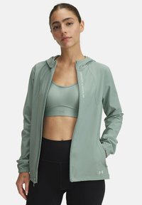 Under Armour - OUTRUN THE STORM - Veste de running - silica green Image miniature 1