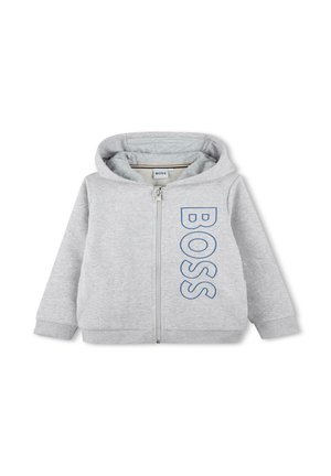 Sweat zippé - gris chine