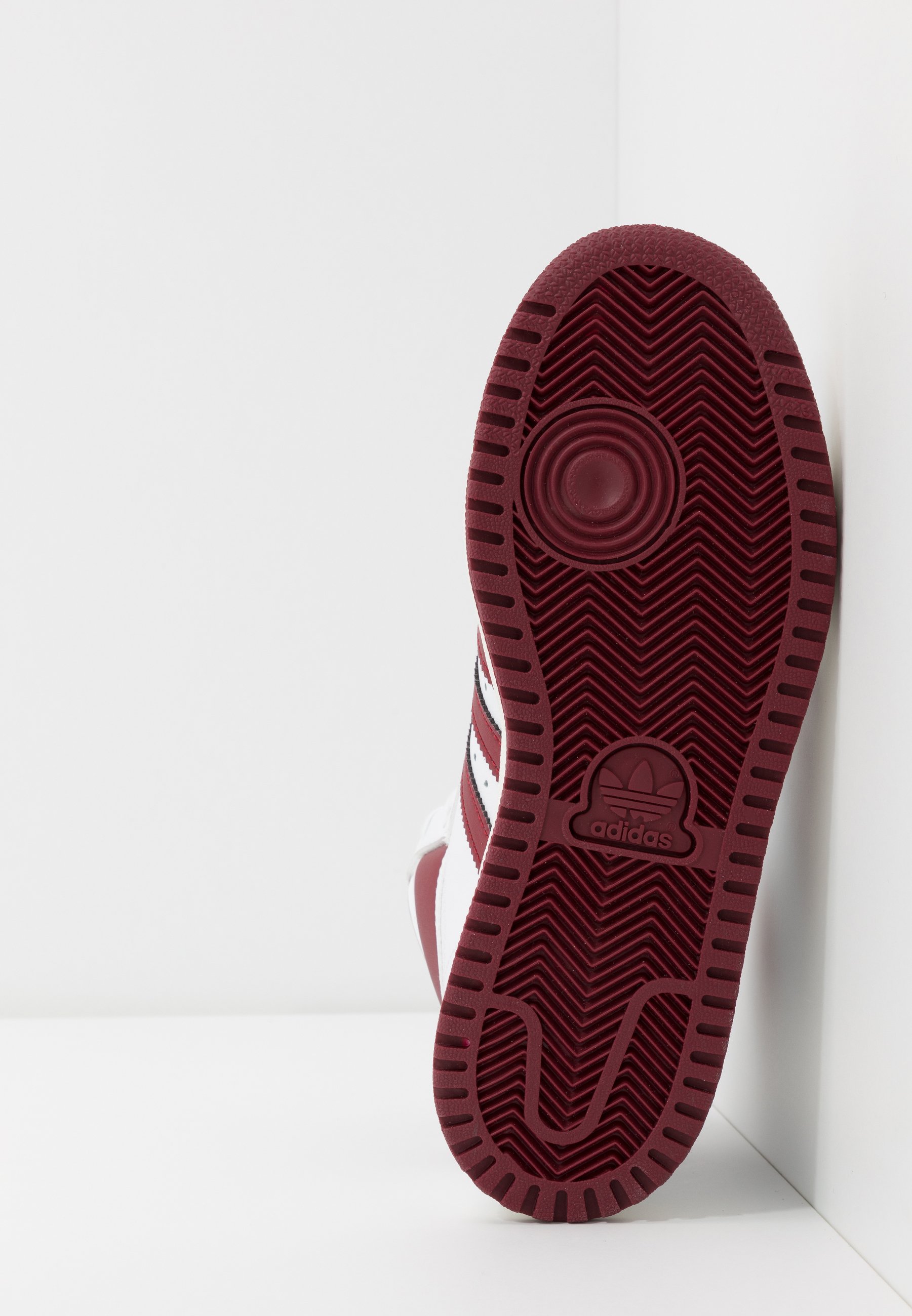 adidas Originals TOP TEN - Høye joggesko - footwear white/collegiate burgundy/chalk white adidas Originals TOP TEN - Høye joggesko - footwear white/collegiate burgundy/chalk white