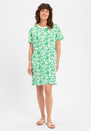 Freizeitkleid - weiß gras