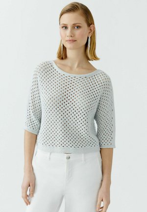 MIT GLANZ - Jumper - silver