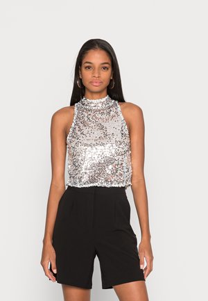 NIMA SEQUIN - Pusero - silver