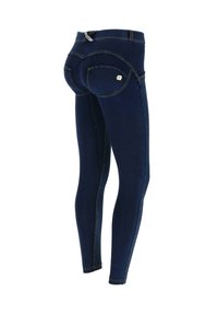 Freddy WR UP CLASSIC PUSH-UP - Vaqueros pitillo - dark jeans yellow seam