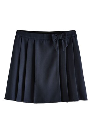 Next, REGULAR FIT - BOW PLEATED SCHOOL SKIRT . - Gonna a campana - navy blue
