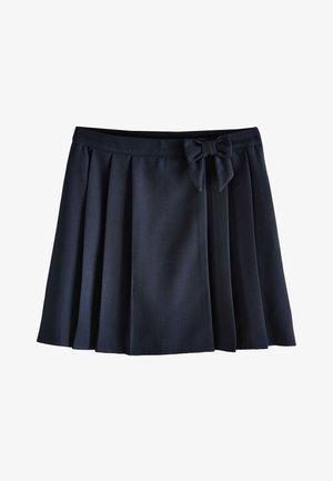 Next, REGULAR FIT - BOW PLEATED SCHOOL SKIRT . - sukňa v tvare A - navy blue