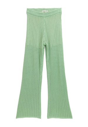 WIDE LEG - Stoffhose - light garden green