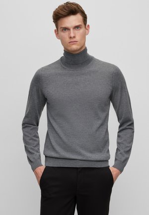 MUSSO - Striktrøje - medium grey