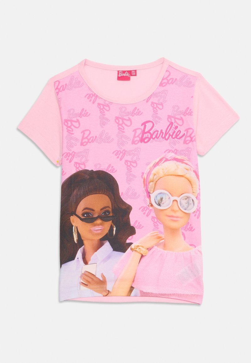 Barbie T-shirt print donkerroze