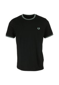 Fred Perry - TWIN TIPPED  - Camiseta básica - black silver blue Imagen en miniatura 1