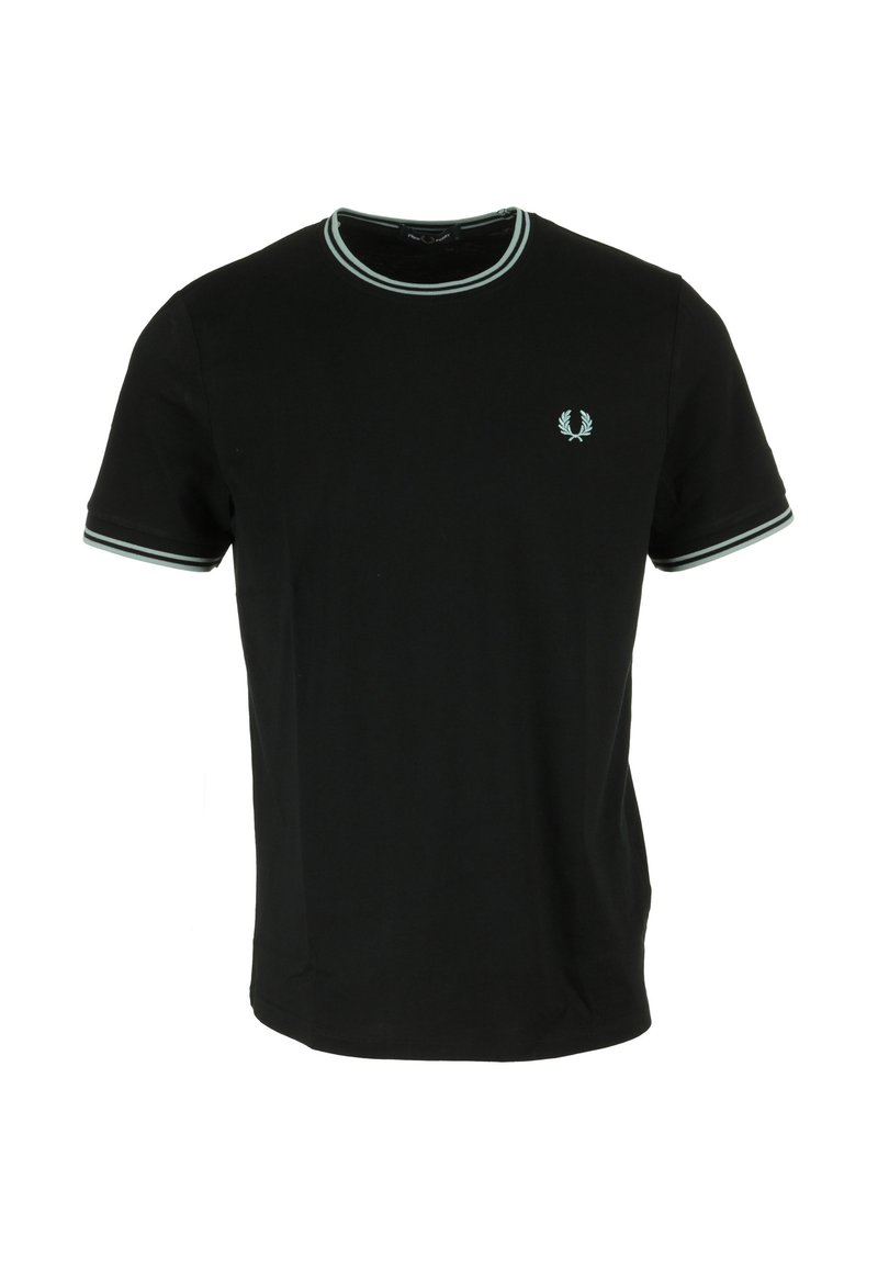 Fred Perry - TWIN TIPPED  - Camiseta básica - black silver blue, Ampliar