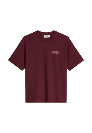 Marc O'Polo DENIM, MARC O'POLO DENIM T-SHIRT RELAXED MIT GROSSEM RÜCKENPRINT   - T-Shirt print - merlot red