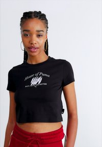 Puma GRAPHICS MUSIC BABY  - Marškinėliai su spaudiniu - black
