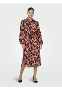 JDY MIDI LANGARM - Abito a camicia - black