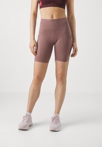 Nike Performance Korte hardlooplegging - smokey mauve/black