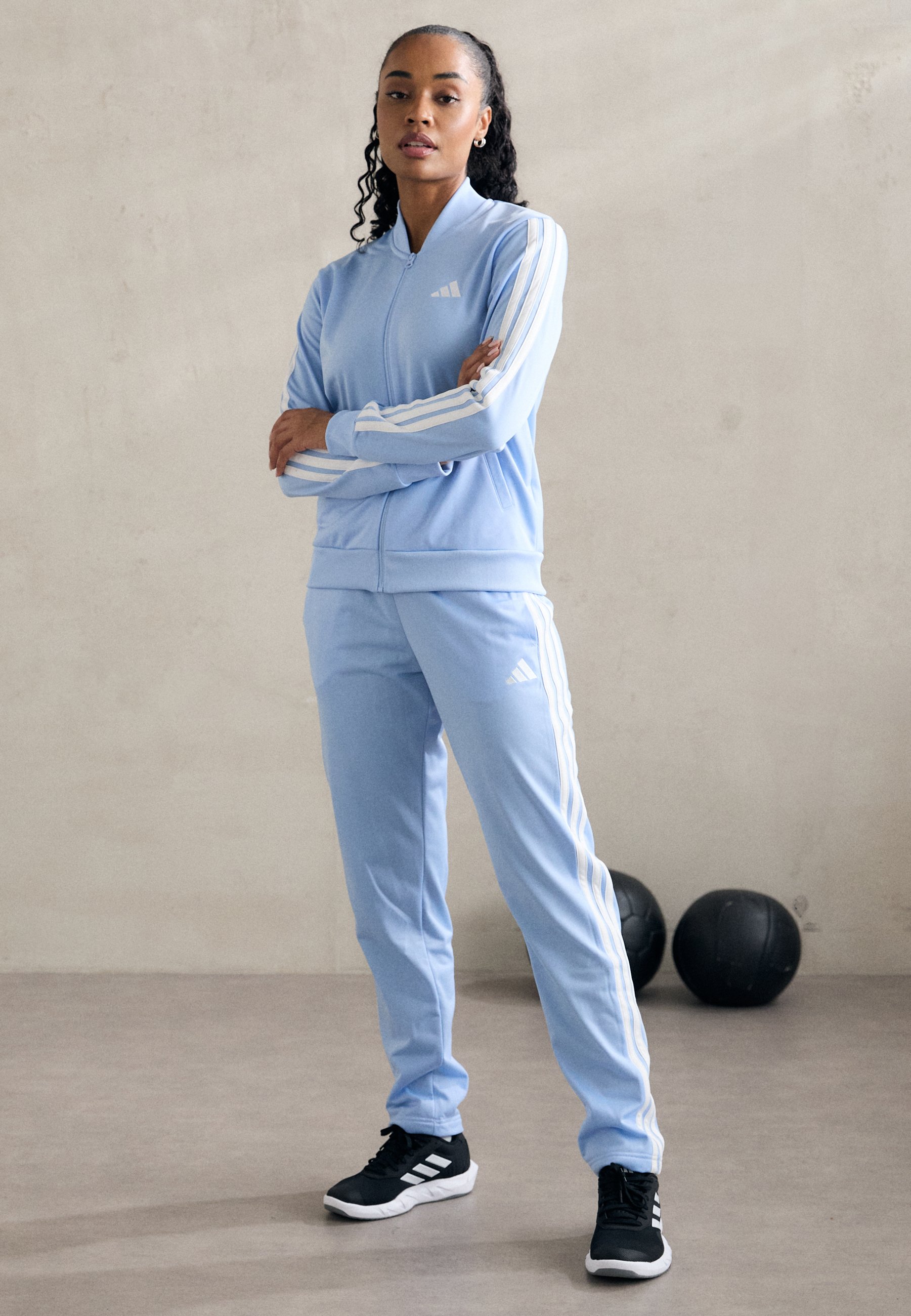 blue adidas sweatsuit