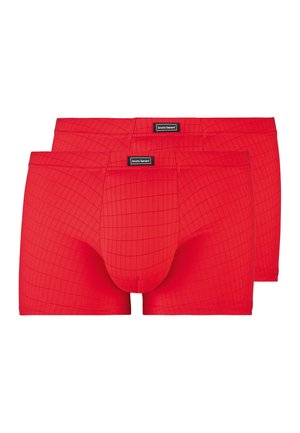 2ER PACK CHECK LINE 2.0 - Boxerkalsong - rot karo