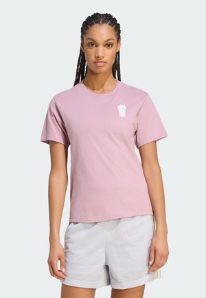 adidas Sportswear, ADIDAS SPORTSWEAR FOOD REGULAR GRAPHIC T-SHIRT - T-shirt con stampa - magic mauve