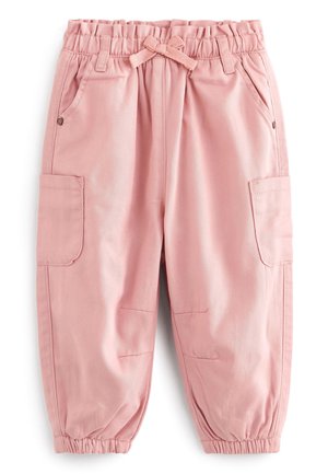 LINED CARGO TROUSERS - Kareiviško stiliaus kelnės - pink