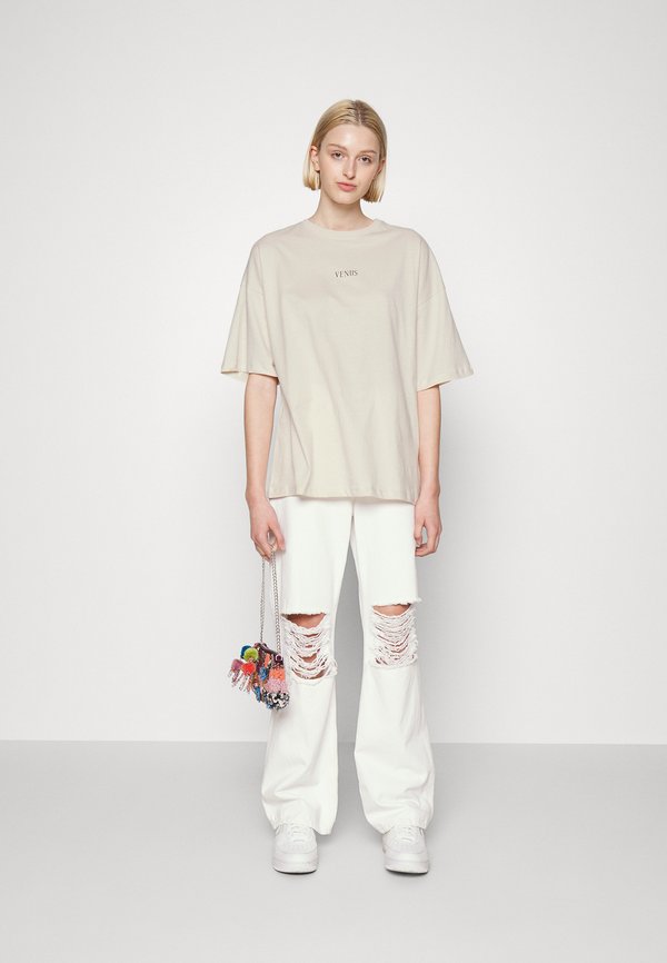 LIZ VENUS BACK PRINT - Print T-shirt - beige2