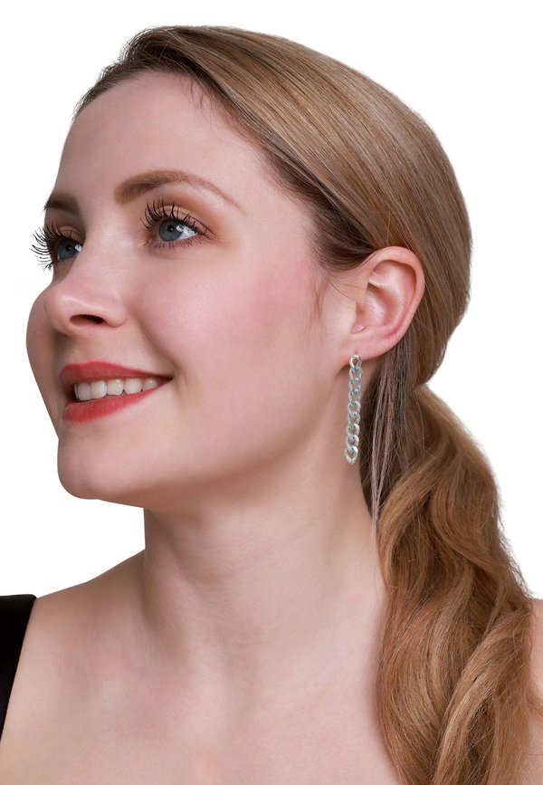 BELLY SILBERFARBEN - Ohrringe - silberfarben poliert