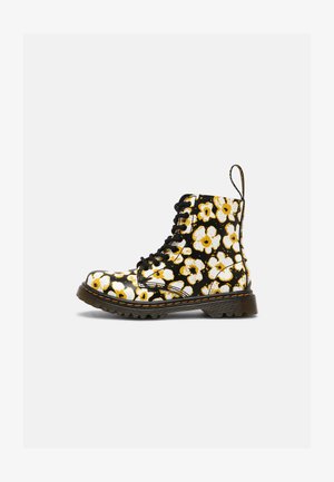 PASCAL - Veterboots - black/yellow