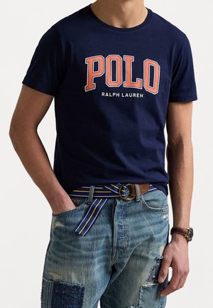 Triko s potiskem - dark blue