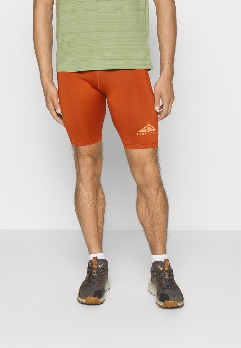 Nike Performance LAVA LOOPS HALF TIGHT Leggings dark russet/black