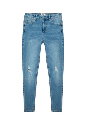 INSIDE PUSH UP - Vaqueros pitillo - azul