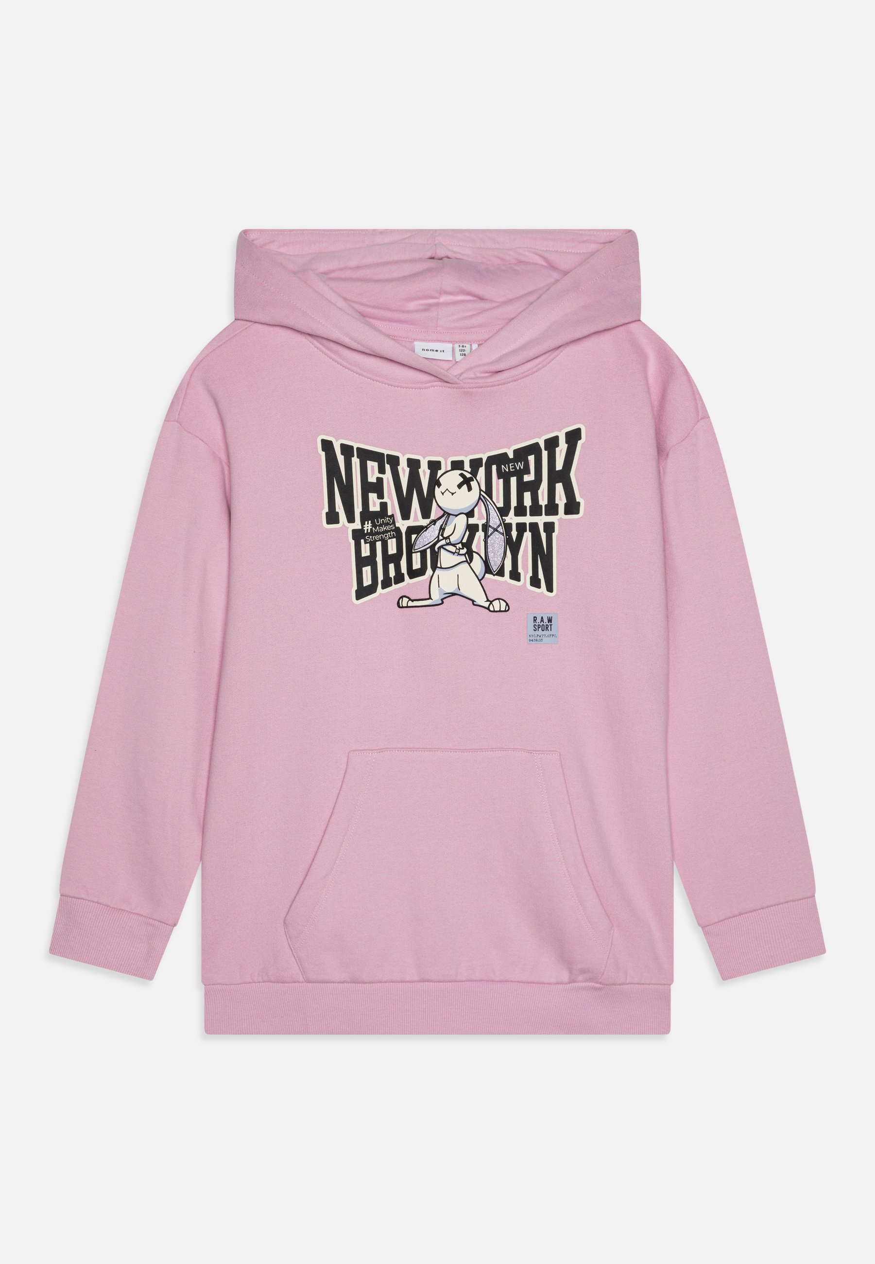 Name it NKFSAKKO LONG Hoodie corsage/pink