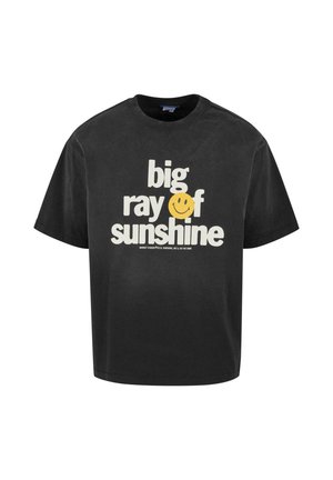 Market, SMILEY SUNSHINE - Tričko s potlačou - jet set black