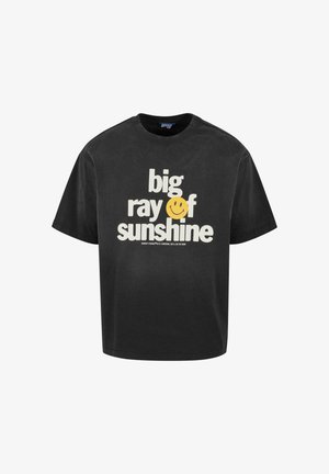 Market, SMILEY SUNSHINE - T-shirt imprimé - jet set black