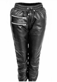 Be Noble MILLA - Lederhose - schwarz