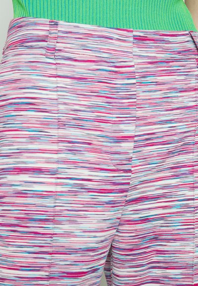 Missoni TROUSERS - Παντελόνι - white,fuxia