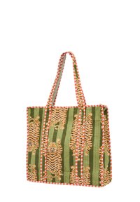 TIGER - Shopping bags - green/red/white/black animal print