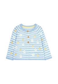 JoJo Maman Bébé LEMON DAISY EMBROIDERED - REGULAR FIT - Kardigán - blue