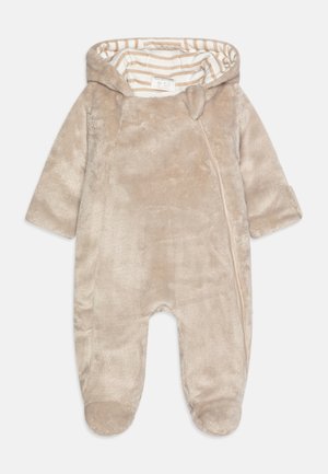 Jacky Baby KUSCHELOVERALL MIT KLAPPHÄNDEN UNISEX - Kombinezonas - silver gray