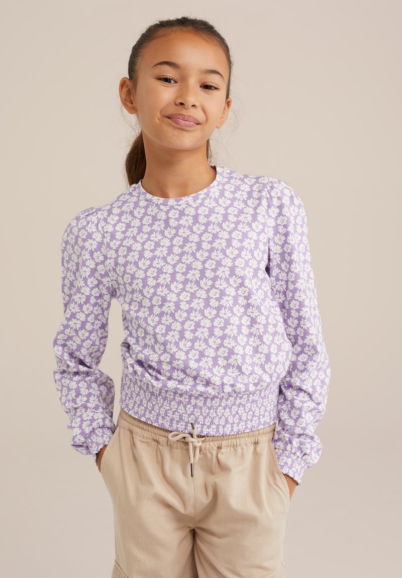 WE Fashion - Bluză cu mânecă lungă - light purple, Extindeți