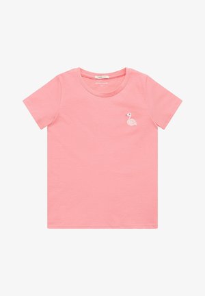 MIT MOTIVPRINT - Print T-shirt - sunrise pink