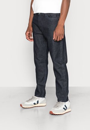 Calças de ganga de perna direita - dark blue denim