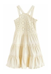 Next REGULAR FIT - HALTER - Robe de jour - ecru