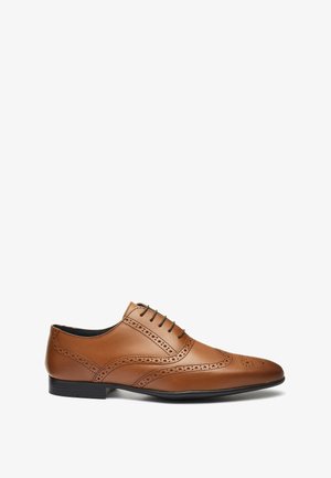 Next OXFORD BROGUE WIDE FIT - Derbies & Richelieus - tan brown
