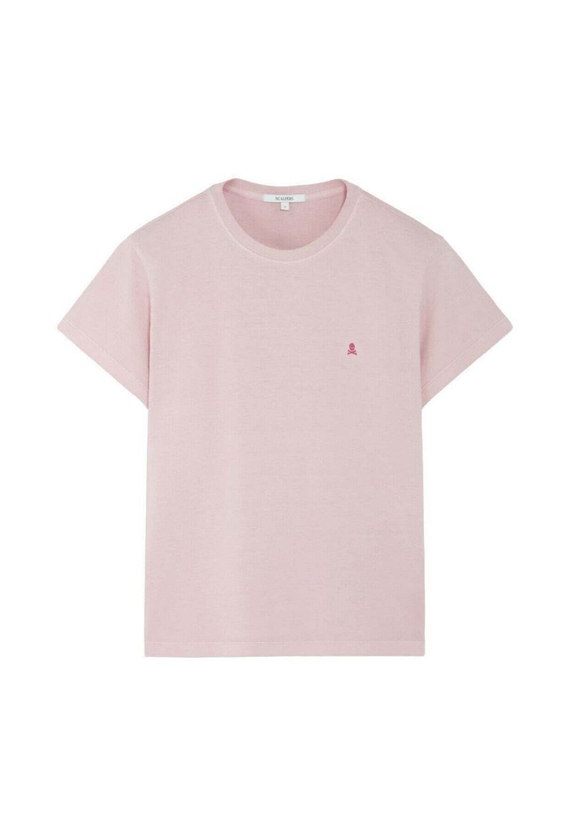 Scalpers PLAIN SKULL TEE - T-Shirt basic - light pink/pink - Zalando
