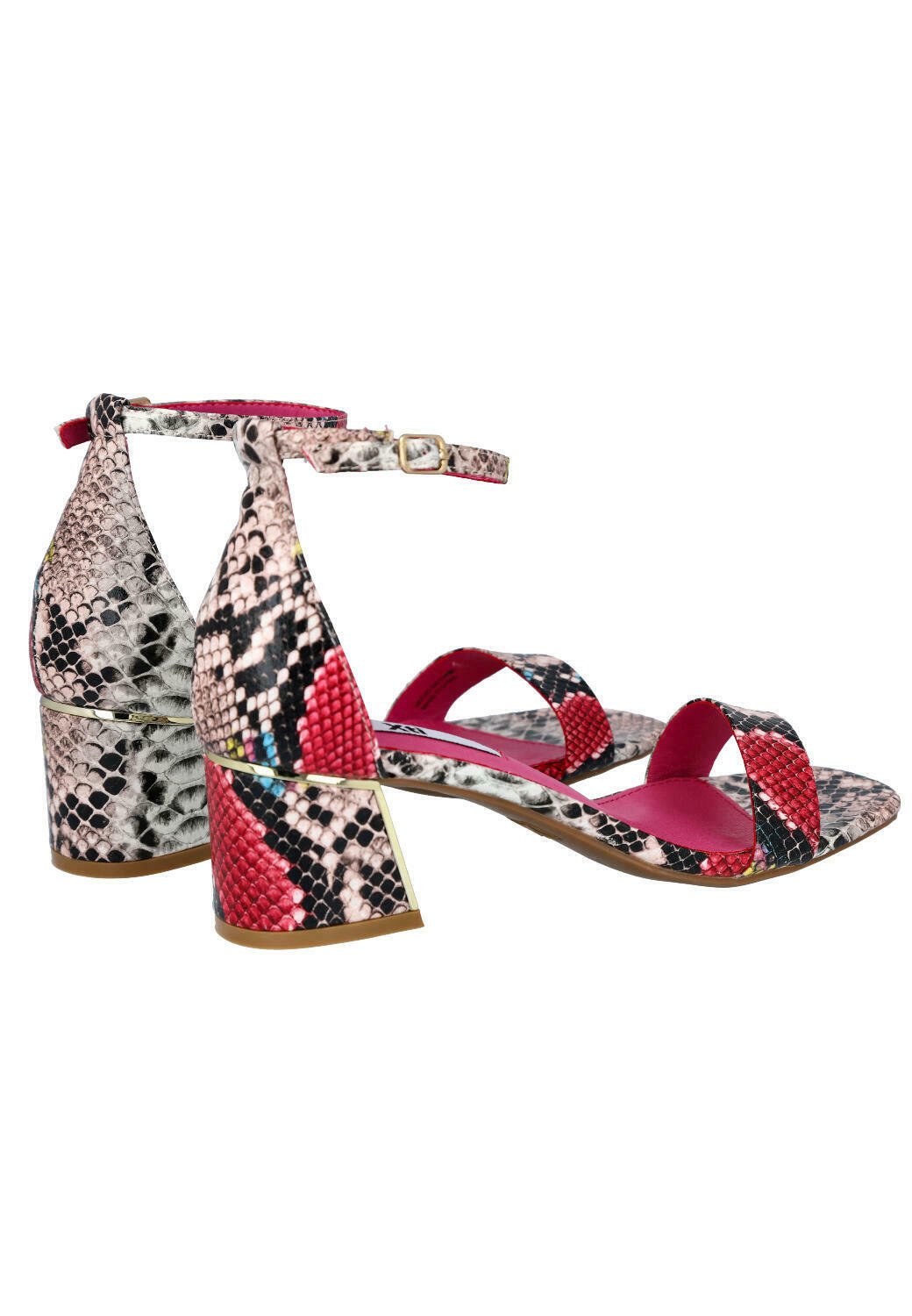 XTI Sandalias de tacón - bugambilia/morado - Zalando.es