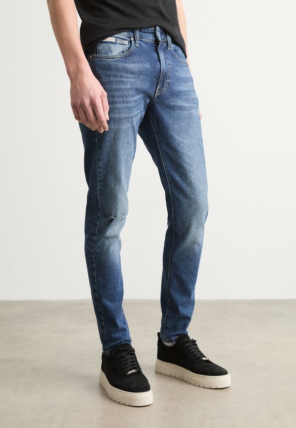 TAPER - Slim fit jeans - denim dark