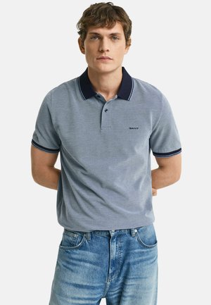 4-COL OXFORD - Polo shirt - dusty navy