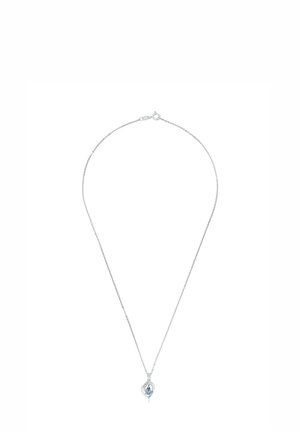MIT ANHÄNGER FÜR DAMEN 45 CM MIT ANHÄNGER 925 SILBER  - Collar - blau