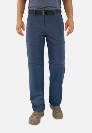 2 IN 1 ZIP OFF OUTDOORHOSE WANDERHOSE SOMMERHOSE - Stoffhose - navy